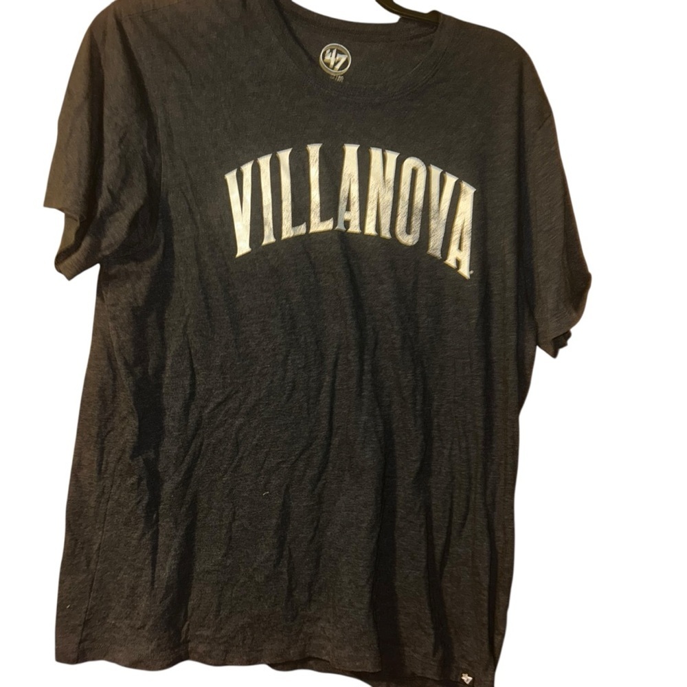 Men 47 brand Villanova Wildcats Gray Tshirt tee Size XL extra large